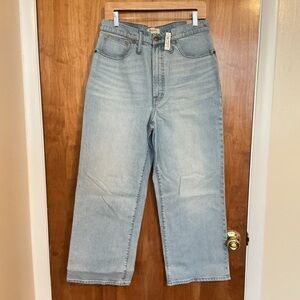 Madewell Perfect Vintage Wide-Leg Crop Jean in Edmunds Wash